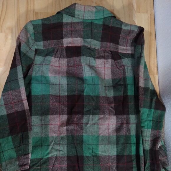 Vintage Western Star Wool Flannel Button Down Shirt - Picture 3 of 8
